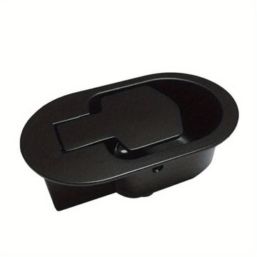 Asidero de asiento cromado redondo negro - Negro