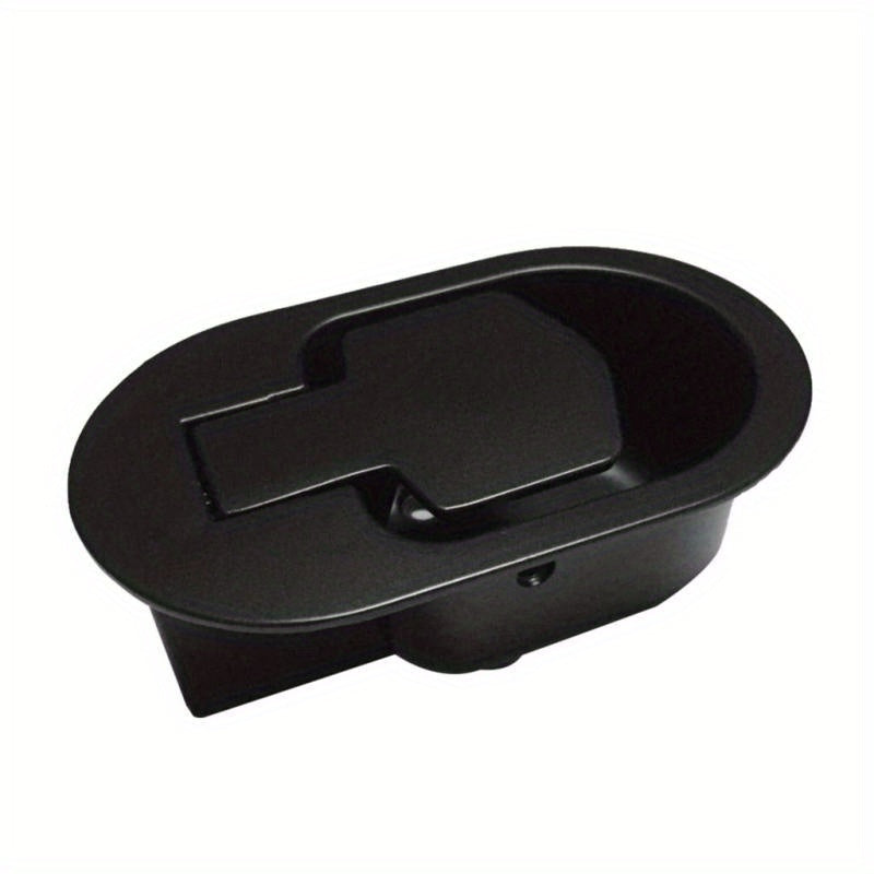 Asidero de asiento cromado redondo negro - Negro