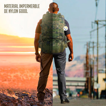 Morral Militar Grande 56l Táctico Camuflado Camp 238