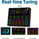 Kit de Podcasting Premium: Micrófono Condensador BM800, Tarjeta de Sonido V8 y Cambiador de Voz - Perfecto para Grabación de Alta Fidelidad, Canto, Streaming y Juegos, Paquete de Estudio Profesional, Audio Cristalino