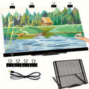 Tablero de Pintura de Diamante Extra Grande con Luz, Tableta de Trazado LED, Kit de Tabla de Dibujo LED para Anime y Adornos de Diamantes, Incluye Soporte y Clips - Kits Esenciales de Arte de Diamantes y Accesorios