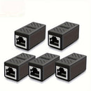 Conector Ethernet RJ45 de alta velocidad, 1/2/5/7 piezas, compatible con cables Cat7/Cat6E/Cat6/Cat5E/Cat5, macho a macho, ideal para PC, switch, router y consolas de videojuegos