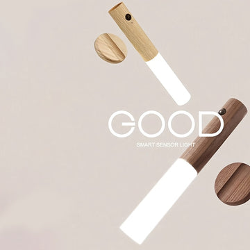 Juego de 2 luces de noche con sensor de movimiento inteligente, LED recargable, utilizable para colgar o portátil. Adecuado para pasillo, armario y iluminación de pared, equipado con alimentación USB, encendido y apagado automático, ideal para luces de p