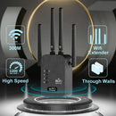Amplificador de Señal WiFi para Hogar, Extensor WiFi con Alcance Largo hasta 12880 Pies Cuadrados y 105 Dispositivos, Repetidor WiFi con Puerto Ethernet, Amplificador de Internet