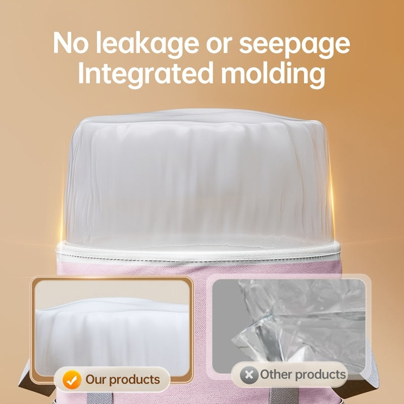 Bañera Portátil Plegable para Pie, Hogar y Viajes - Masaje con Burbujas, Mangos Ergonómicos, Sin Necesidad de Electricidad, Diseño Ligero y Duradero, Rosa y Gris