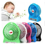 Mini Ventilador Portatil Recargable Bolsillo 3 Velocidades RF 1594
