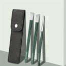 Juego de cuidado de pies de acero inoxidable de 5 piezas con cortauñas, limpiador de uñas de los pies, raspador de pies y lima para pies - Ideal para eliminar piel dura y callos, esenciales para el cuidado de las uñas | Herramientas de acero inoxidable |
