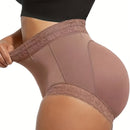 Bragas moldeadoras de cintura alta para mujer, con efecto levanta glúteos y reductor de abdomen, mezcla de 48% elastano/52% nailon, ropa interior sin costuras para estómago plano y adelgazamiento de muslos, solo lavado a mano
