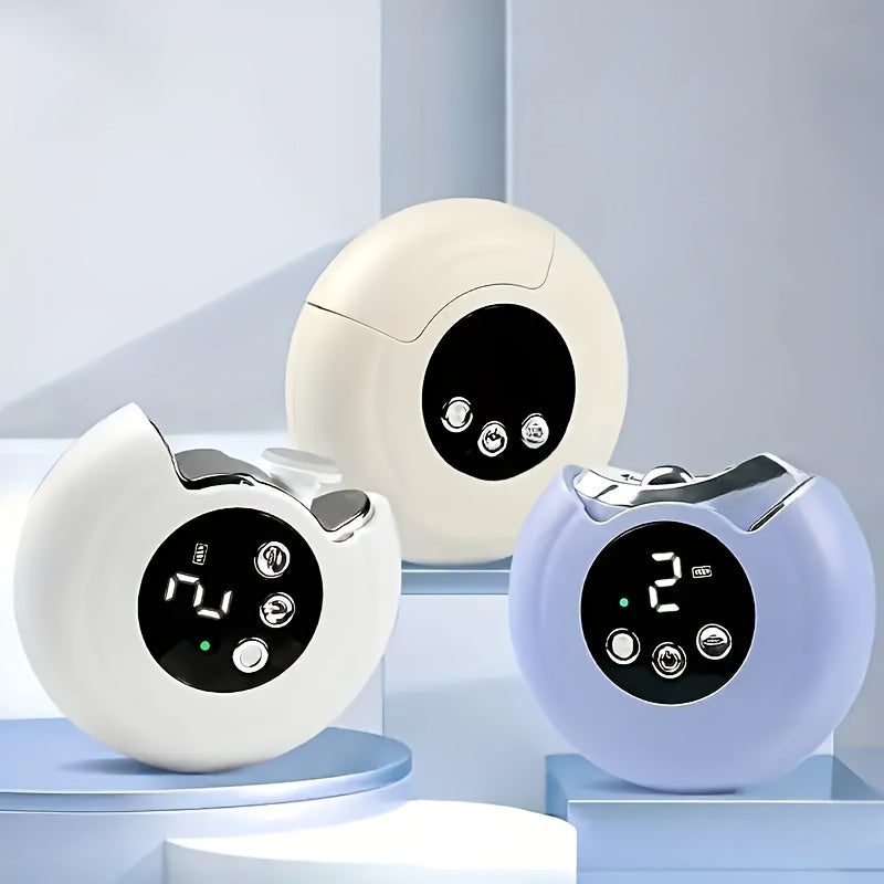 ¡Esencial para el Hogar! Cortaúñas Eléctrico 2 en 1 con Luz LED | Funciones de Recorte y Pulido | Cabeza Giratoria 360° | Ajuste de 3 Velocidades | Batería de Litio de Carga Rápida USB | Precisión Nivel Salón | Diseño Portátil