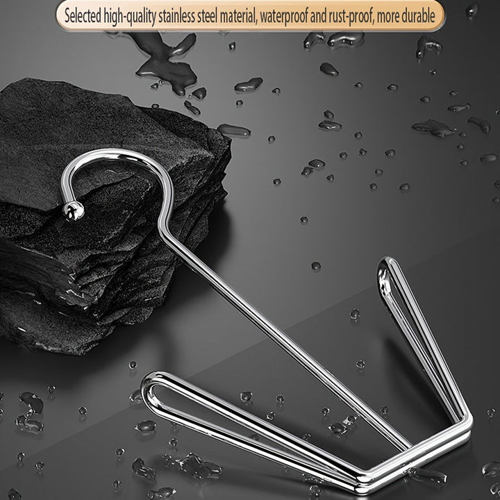 2/3pcs Zapatera de Acero Inoxidable, Colgador de Zapatos, Secador de Zapatos, Gancho de Almacenamiento de Zapatos Metálico, Estantes de Secado