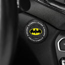 1 pieza de WB Batman, tapa de botón de arranque de coche, diseño redondeado giratorio, adecuado para botón de arranque/parada, mejora duradera de plástico interior, diseño de patrón audaz | Estuche protector duradero de plástico