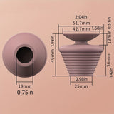 Tapón de Desagüe para Bañera y Lavadero - 1pc, Anti-Olor, Tapón de Plástico Multicolor para Baño y Lavadora, Accesorio de Desagüe de Baño | Tapón de Desagüe Moderno | Tapón Flexible