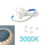 Tira de luces LED regulable para máquina de coser, 29.87 cm, luz flexible con USB y regulador táctil, para iluminación bajo gabinete, manualidades y celebraciones, montaje adhesivo, acabado metálico, pantalla de resina - 1 unidad