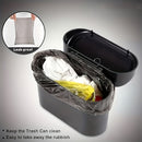 Bote de Basura Colgante Compacto para Puerta de Coche con Tapa - A Prueba de Fugas y Agua, Incluye 1 Rollo de Bolsas de Basura, Solución de Almacenamiento Versátil para el Hogar y el Vehículo