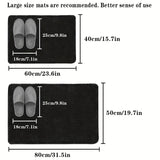 Alfombra antideslizante de barro de diatomeas para baño, tapete absorbente y de secado rápido para cocina, entrada o ducha