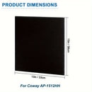 Filtro Pre-Activado de Carbón Compatible con Coway Airmega Mighty AP-1512HH - Eliminador de Olores, Compatible con Modelos de 200m y Más, Pieza #3304899
