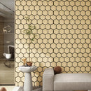 Paneles Acústicos Hexagonales Modernos en Fieltro Negro - Decoración de Pared y Techo Insonorizante de Roble Natural para Estudios de Grabación y Cines Caseros