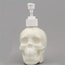 Dispensador de jabón con forma de calavera, botella de plástico PET de 350 ml para champú, gel de ducha, loción, almacenamiento líquido temático de Halloween, decoración para el hogar y el baño