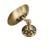 Plato de jabón de pared de estilo antiguo hecho de latón con un acabado de bronce vintage.