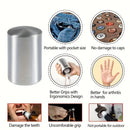 Abrebotellas magnético de acero inoxidable, abridor de tapas a presión, automático con sistema push-pull, ideal para hoteles, cenas familiares, bares y restaurantes (1 unidad)