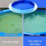 Baño de pies plegable y portátil - Diseño desmontable y ahorrador de espacio para uso doméstico, tamaño compacto de 10 cm, instalación fácil. Baño de pies azul para masajes, baño de barro, spa de manos, spa de pies.