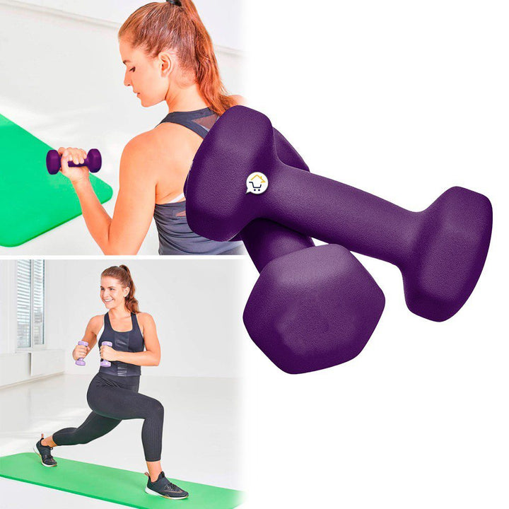 Pesas deportivas 2 Libras Set Mancuernas x 2 Gimnasia GSP-2555-2