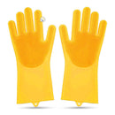 Guantes Silicona Multiusos Lava Vajilla Platos Baño Mascotas HD4838