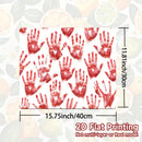 1pc Alfombrilla para Estufa de Halloween - Decoración de Cocina con Salpicaduras de Sangre Roja, Protector Antideslizante para Gas/Estufa, Cubierta Fácil de Limpiar para Fiesta de Halloween - Accesorio Espeluznante para Amantes del Terror, Diseño Temátic