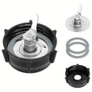 1 pieza, para Repuestos de Licuadora Oster, Hoja Trituradora de Hielo con Tapa de Base de Tarro y Dos Anillos de Goma de Sellado, Compatible con Accesorios de Licuadoras Oster Osterizer, Accesorios para Licuadoras