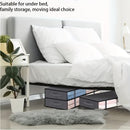 2pcs Bolsas de Almacenamiento Plegables de Gran Capacidad con Ventana Transparente y Asas Duraderas - Cierre de Cremallera Resistente, Organizador de Tela No Impermeable para Ropa, Zapatos, Ropa de Cama y Juguetes - Ideal para la Organización del Hogar,