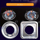 10pcs Gaskest Antimanchas para Estufa de Gas - Anillos Redondos y Cuadrados de Aluminio Resistentes al Calor, Resistencia a Altas Temperaturas hasta 500°C, Protectores Fáciles de Limpiar para Quemadores de Gas e Inducción, Protector de Encimeras de Gas,