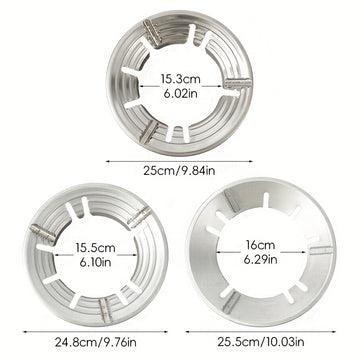 2pcs Cubiertas para Quemadores de Estufa de Gas - Resistentes al Calor, Anillos Antideslizantes para Ventilación, para Cocinar Eficientemente, Adecuados para Sartenes Planas y Redondas, Ideales para Uso en Casa, Dormitorio y Restaurante, Protectores para