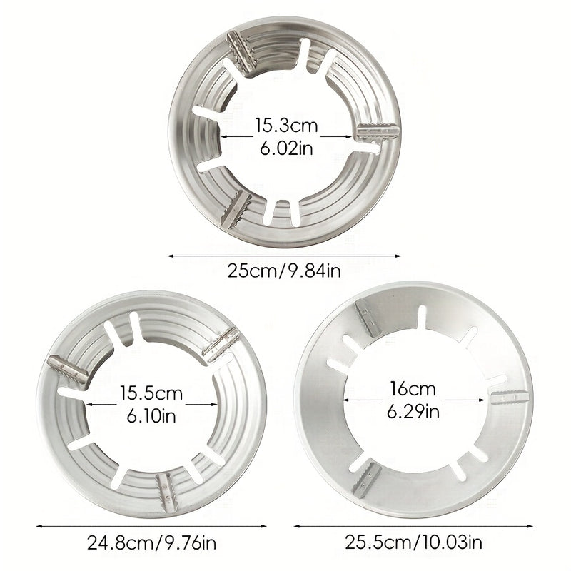 2pcs Cubiertas para Quemadores de Estufa de Gas - Resistentes al Calor, Anillos Antideslizantes para Ventilación, para Cocinar Eficientemente, Adecuados para Sartenes Planas y Redondas, Ideales para Uso en Casa, Dormitorio y Restaurante, Protectores para