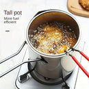 Freidora de Acero Inoxidable con Rejilla Filtro - Diseño Compacto, Duradero y Fácil de Limpiar, Cesta Pequeña en Acero Inoxidable, Accesorio para Filetear Pescado al Estilo Japonés, Ideal para Restaurantes, Cafeterías, Pollerías y Uso Doméstico