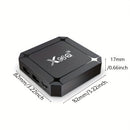 X96Q 3518 Caja de TV inteligente con Android 14, 4K Ultra HD, soporte BT HDR, WIFI6, USB3.0, búsqueda de voz, interfaz de usuario personalizable, chip RK3518 de alta rendimiento de 4 núcleos, procesador gráfico Mail 450, Miracast, DLNA, Airplay, reflejo