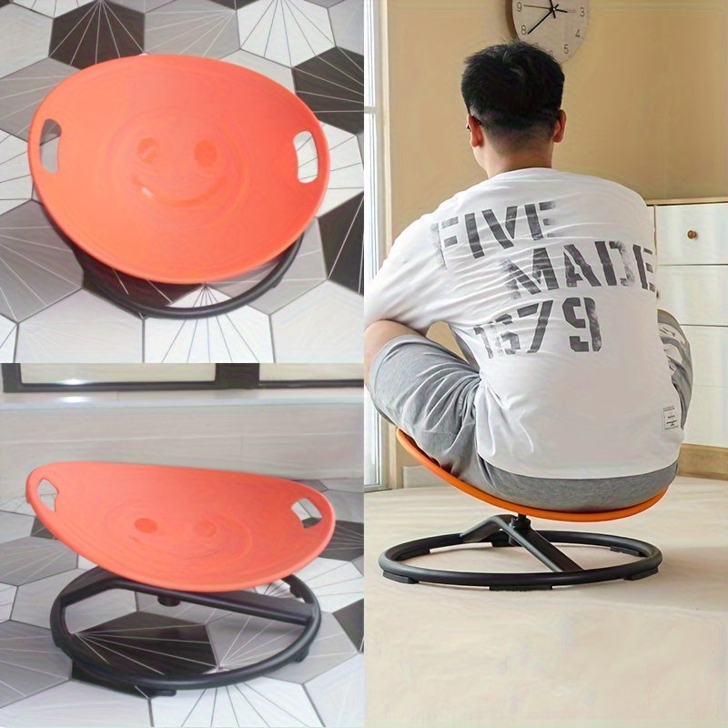 1 Disco Rotativo Circular para Entrenamiento Vestibular en Casa. Disponible en 4 colores. Diseño ovalado con efecto de ondas, base metálica antideslizante. Plástico duradero. Ideal para centros de entrenamiento, deportivos y rehabilitación