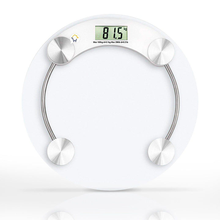 Balanza Redonda Portátil Baño Báscula Digital Pesa 180 Kg GY6991