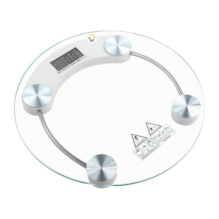 Balanza Redonda Portátil Baño Báscula Digital Pesa 180 Kg GY6991