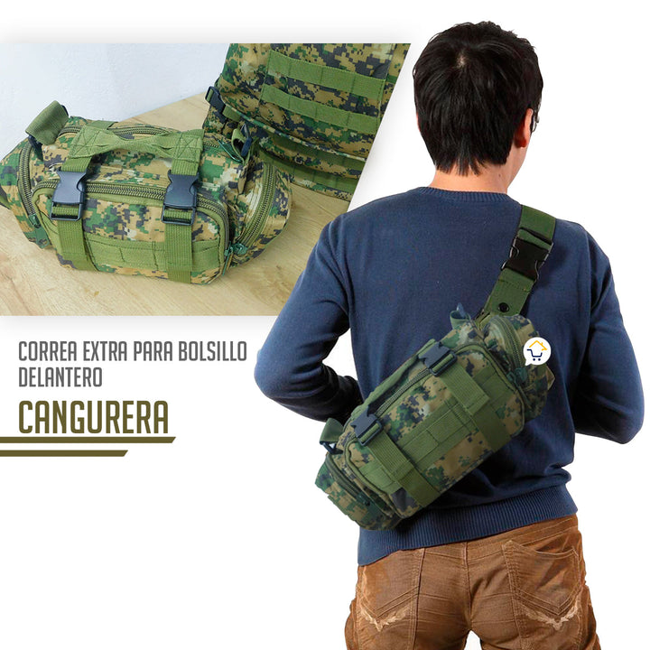 Morral Militar Grande 56 Litros Táctico Asalto Camping MM238