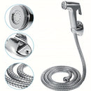 Kit de ducha portátil de alta presión para 30 hogares | Pistola de limpieza de baño y inodoro con manguera y soporte de pared | Boquilla de limpieza automática para ducha, mascotas y pañales | Potente chorro para el cuidado del baño de mujeres | Diseño d