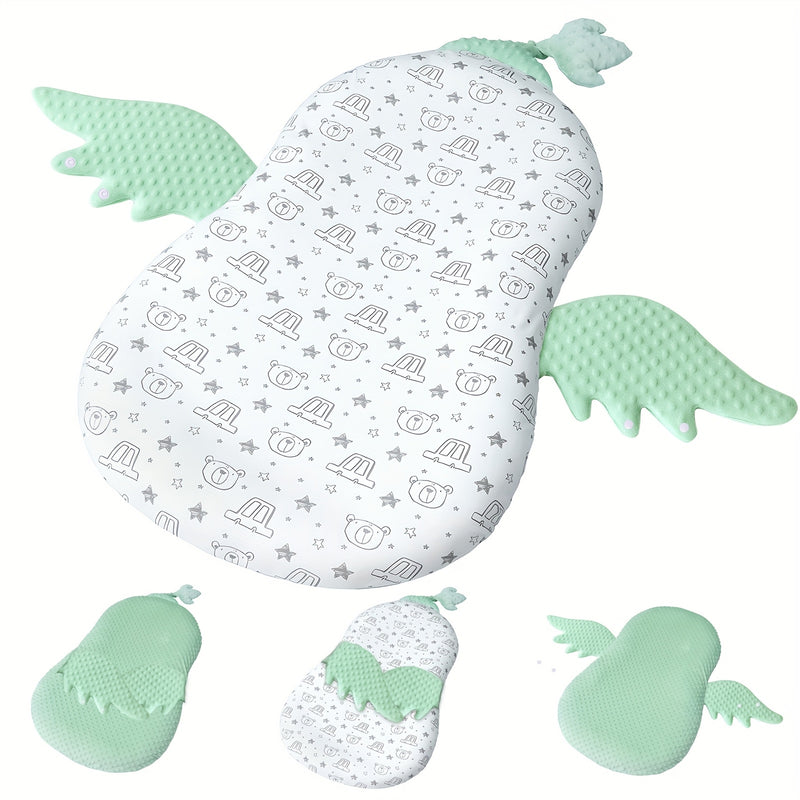 Nido portátil para recién nacidos, alfombrilla de juego transpirable y suave, regalos esenciales para bebés, nido portátil para bebés de 0-24 meses, ideal para el hogar y los viajes.