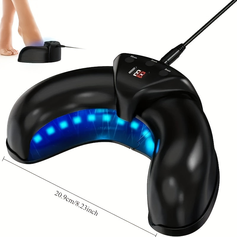 CIICII Lámpara de uñas USB para esmalte de gel, secador de uñas de baja tensión 36V, luz LED de curado rápido, portátil y sin olores, kit de manicura y pedicura para el hogar, regalo para mujeres (ergonómico, alimentado por USB, diseño compacto)