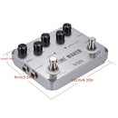 Pedal de retardo VSN Pedal de retardo de guitarra Time Maker 11 tipos de pedales de retardo definitivos Pedal de efecto de bajo con Tap Tempo True Bypass