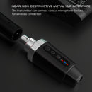 Sistema de micrófono inalámbrico NXTG M-O4, convertidor omnidireccional de tipo C USB, material PVC, control de volumen, para karaoke y canto, no requiere batería