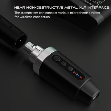 Sistema de micrófono inalámbrico NXTG M-O4, convertidor omnidireccional de tipo C USB, material PVC, control de volumen, para karaoke y canto, no requiere batería