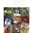 1pieza Herramienta de recolección de frutas - Mango ergonómico de largo alcance con bolsa roja para manzanas, caquis, ciruelas y más - Dispositivo manual portátil para recolección de frutas para huertos y jardines caseros, herramienta de recolección de f