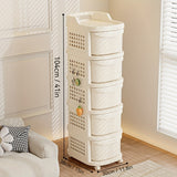 Un estante de almacenamiento grande y móvil estilo carrito, un armario de almacenamiento escalonado para artículos de bebé, un armario de almacenamiento tipo cajón, y un armario de almacenamiento de juguetes engrosado para salas de estar en casa.