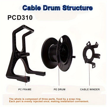 Carrete de cable Altavoz de audio Cable móvil Carrete de recogida Carrete de plástico Bobina de bobinado