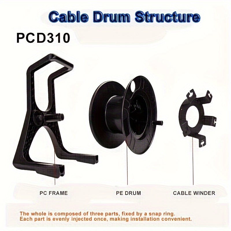 Carrete de cable Altavoz de audio Cable móvil Carrete de recogida Carrete de plástico Bobina de bobinado