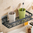 2 piezas Conjunto de soporte para ducha de montaje en pared, metal pulido resistente a la corrosión, organizador de baño para champú, acondicionador y productos de cuidado personal